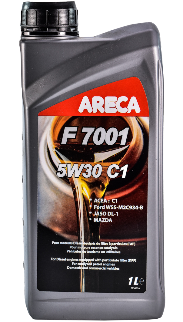 Моторное масло ARECA F7001 5W-30 C1, 1л